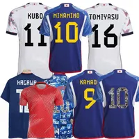 2021 2022 Japan Soccer Jerseys Atom Tsubasa Honda Kagawa Kubo Minamiho Shibasaki Yamaguchi Osako 18 19 20 21 22 كرة القدم الرجال والأطفال قمصان