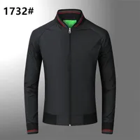 Men Jackets staan ​​Kraagbrief Gedrukte jassen Windscheper Spring herfst Winter Sport Outdoor Streetwear Casual Outwear Mens Coat JK1732