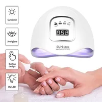 Nail Dryers Drying s Lamp 8054w UV LED For Manicure Dryer Machine Gel Polish Auto Sensing Tools LCD Display 220921