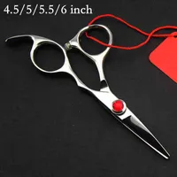 Hårtrimmer Professional Japan 440C Steel 4.5 5 5.5 6 tum Cut Hair ScoSors hårklippande barberverktyg Frisyr Shears Frisörsax W220921