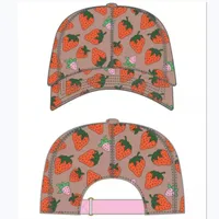 Luxury Designer Strawberry Baseball Caps Cotton Cactus Classic Letter Ball caps summer Men Women Children Sun Hats Outdoor Adjustable S215R