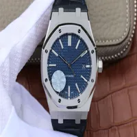 N8 Factory 8 Color Watch 41mm 15400 15400or OO D002CR 01 L￤derband Rem Asia Transparent Mechanical Automatic Mens Watches2612