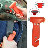Emergency Hammer Outdoor Gadgets 2 in 1 Car Auto Glass Breaker Seat Belt Cutting Tool Life-saving Safe Escape Kit car safety accessories