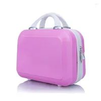 Evening Bags Portable Bag Handbag Travel Suitcase Girl Case Women 13 Inch Fashion ABS Casual Makeup Box Free Holograms