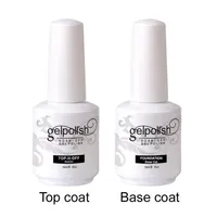 Verntion Top et Base Coat Gel Gel transparent Gel Polon sans gel collant en acrylique vernis à ongles Base de nettoyage pour Primer228K