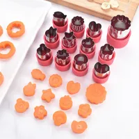 Fruit Vegetable Tools 12 Pcs/set Bento Decorative Cute Shaper Durable Cutter Mold Cake Cutting DIY Kitchen Accessories 220920