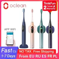 Oclean X Pro Sonic Electric Toothbrush Whitening Teeth vibrator Wireless Brush 40 days Ultrasonic Cleaner Smart APP WIFI Check 220303