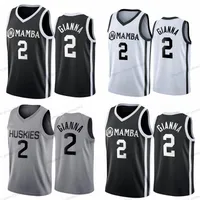 2020 NCAA UConn Huskies Special Tribute College Basketball Jerseys Gianna Maria Onore 2 Gigi Mamba High School Memorial Jersey All Stit267N