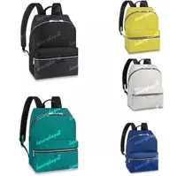 Мужские рюкзак модные сумки рюкзаки для Man 5 Colors 40 Scm большие сумки M30230 Серебряное оборудование подлинная кожаная школьная сумка открытия