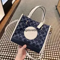 22 new field Xiang bretto bag portable shopping denim old flower Single Shoulder Messenger tote bags