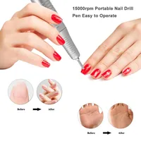 Electric Nail Drill Pen USB File Polish Grind Manicure Pedicure Machine Nails Art Tools242u