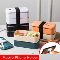 Lunch Boxes Lunch Box Eco Friendly Food Container Bento Microwave Heated For Kids Health Meal Prep Containers Drop Delivery 2021 Home Dhkgp