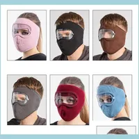 Beanie Skull Caps Windproof Dust Face Mask Cycling Ski Skl Caps Breathable Masks Fleece Shield Hood With High Definition Dhseller2010 Dh7Yz