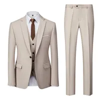 Slim Black Navy Satin Wedding Tuxedos 2022 Три куски Пантер Куртка Man Suits Elegant Burgundy Men Suit
