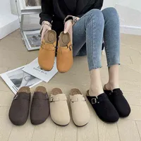 2022 New Summer Couple Slippers Woman Man Clogs Sandals Women Casual Beach Gladiator Flat Shoes Flat Footwear Mules Plus Size 442821