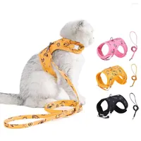 Dog Collars Doglemi Logo Customized Cat Harness And Leash For Walking Adjustable Comfort Vest With Set Cats