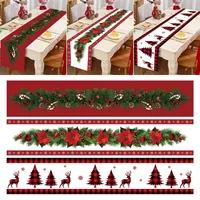 Christmas Decorations Tablecloth Tablerunner Merry For Home Xmas Cristmas Ornament Navidad Natal Gifts Year 220921