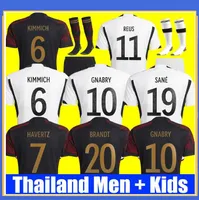 22 23 Gnabry Werner Soccer Jersey Fans Kroos Draxler Reus Hummels Muller Gotze Coupe du monde Chirt de football Germanies Men Kid Kit 2022