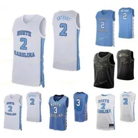 SJ NCAA College North Carolina Tar Heels Basketball Jersey 50 Tyler Hansbrough 52 Worthy 55 Christian Keeling Custom Stitched