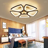 Ceiling Lights Acrylic Lamp Geometric Petal Romantic Decorative Lighting Suitable For Living Room Corridor Bedroom Furniture