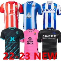 2022 2023 Gerçek Sociedad Futbol Forması OYARZABAL X PRIETO FEKIR SILVA 22 23 Esganol Futbol Gömlek Mallorca Camiseta de Futbol