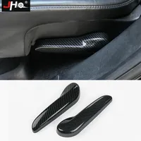 ABS Carbon Fiber Seat Adjustment Handle Cover Trim For Jeep Grand Cherokee 14-19260j