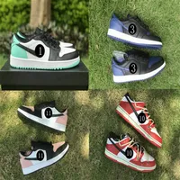 2022 boots 1 Low Golf Copa men women kids basketball shoes 1s OG Mystic Navy big boy youths sports shoe Bleached Coral sneakers youth S283w