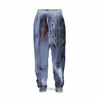 men's Pants Xinchenyuan 3D Animal Snow Leopard Print-Casual Sweatpants Straight Jogging Trousers K79 34pI#