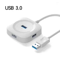 4port USB HUB 3.0 2.0 Multi Splitter High Speed Docking Station 5V 2A Power Interface MINI Supports OTG For Laptop