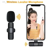 Microphones Portable Wireless Lavalier Microphone Noise Reduction 48khz Real-time Radio Mini Type-c Mic Compatible For Android Phone Camera L220922