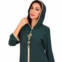 casual Dresses Abaya Dubai Turkey Muslim Fashion Hijab Dress Islam Clothing African Long For Women Robe De Moda Musulman Djellaba Femme 64sH#