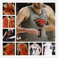 XF College 2021 New Oregon State Beavers Basketball Jersey Tres Tinkle Ethan Thompson Kylor Kylley Zach Reichle Alfred Hollins Jarod Luca