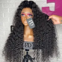 Lace Wigs Pretty Diary HD 30 40 inch Deep Wave 13x4 Front Human Hair Brazilian Closure Water Curly 13x6 Frontal Wig For Black Women 220921
