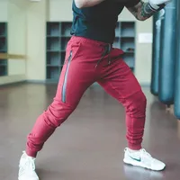 남성용 바지 2022 브랜드 스트리트 순수면 빨간색 스웨트 팬츠 남자 패션 트렌드 체육관 피트니스 슬림 캐주얼 캐주얼 한 스포츠 바닥