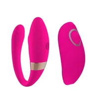 22SS Sex Toy Massager Toys for Women Vibrator Remote Control U Forma U Estimulación Dual Ultimate Parejas E4I4