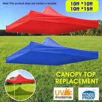 Red Blue Sun Shelter Tent Outdoor Tool Silver Coating Waterproof UV Protection Canopy Top Replacement 9 84 9 84ft 9 84 14 76ft184n