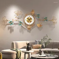 Zegary ścienne Kuchnia Duży zegar cyfrowy dekoracje domu luksusowy metalowy gigant nowoczesny design Duvar Saati Dekoracja salonu