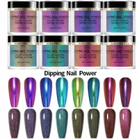 Nail Glitter Born Pretty Chameleon Dipping Powder Holographic Dust Power Decoration Gradient Natural Dip Manicure