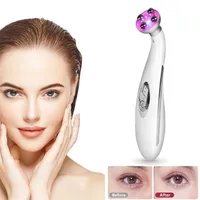 Eye Massager Mini Electric Massage Skin Care Vibration EMS Anti Wrinkles Dark Circle Removal Face Lifting 220921