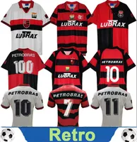 1995 96 03 04 08 FLAMENGO Retro Soccer Jersey 95 96 100 anos Centen￡rio Amoroso Bebeto Romario Edmundo Zinho Gilberto Savio Fabinho Camisa de Futebol Vintage