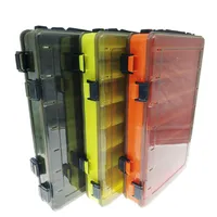 Ocean Fishing Tackle Box Double Sided Portable Organization Case Box för konstgjorda betar Lure Fishing Equipment289K