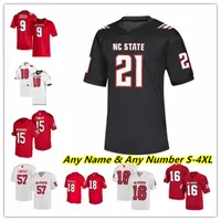 NCAA College NC State Wolfpack Football Jersey Devin Leary Philip Rivers Demie Sumo-Karngbaye Thayer Thomas Derrek Pitts Jr. Tyler Baker-Williams Houston Mimms III 4X 4X