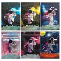 Moon rock astronaunt comestíveis 3.5g saco zipple face brilhante e cigarros 6 estilos mylar sacolas de embalagem original à prova de cheiro de cheiro de pacote de pacote dhl shippment