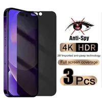 Cell Phone Screen Protectors Full Cover Anti Spy Screen Protector For iPhone 11 12 13 14 PRO MAX Privacy Glass On iPhone 7 8 14 Plus XS Max XR Tempered Glass T220921