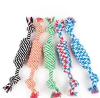 Pet Toys for Dog Funny Chew Knot Algodón Hueso Puppy Pacha Pets Pets Dogs Suministros para perros pequeños para Puppys Wly935