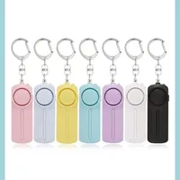 Finger Toys Designer Keychain Alarm Toys Key Ring Personal Abs Material Pl Rings Womens Childrens Elderly Alarms Exq Kidssunglass2020 Dha3X