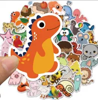 피부 보호기 50pcs 귀여운 만화 동물 스티커 보안 프라이버시