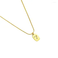 Lockets Pure 999 Gold Necklace Pendant For Women Trendy Lucky Number Fine Jewelry Real Solid 14K Welfare Chain Female Party