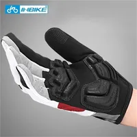 Five Fingers Gloves INBIKE Full Finger Cycling Gloves MTB Bike Bicycle Equipment Riding Outdoor Sports Fitness Touch Screen GEL Padded IF239 220921