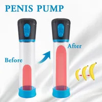 Tygelektrisk penis vakuumpump sexleksaker för män penis utvidgning förlängande penis pump öka kuk längd enhet vuxen 18 sexbutik